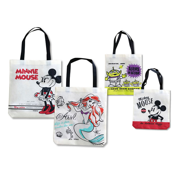 みんなのキャラクター不織布トートバッグ1個 ノベルティ 記念品のノベルティ モール