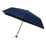 シンプルライン UV折りたたみ傘ネイビー